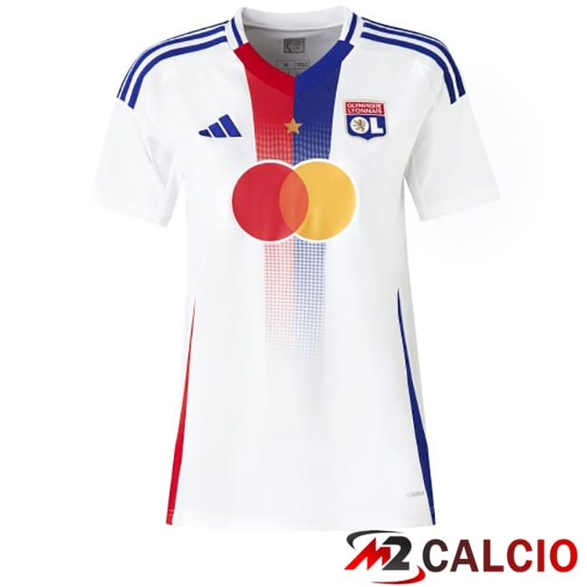 Maglie Calcio Personalizzate,Tute Calcio Squadre,Maglia Nazionale Italiana Calcio | Maglie Calcio Lione Donna Prima 2024/2025