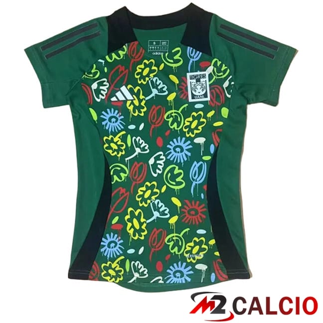 Maglie Calcio Tigres UANL Donna Edizione Speciale Verde 2024/2025