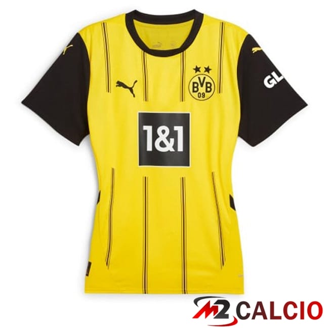 Maglie Calcio Personalizzate,Tute Calcio Squadre,Maglia Nazionale Italiana Calcio | Maglie Calcio Dortmund Donna Prima 2024/2025
