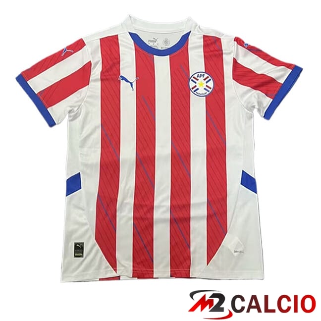 Maglie Calcio Personalizzate,Tute Calcio Squadre,Maglia Nazionale Italiana Calcio | Maglie Calcio Paraguay Prima 2024/2025