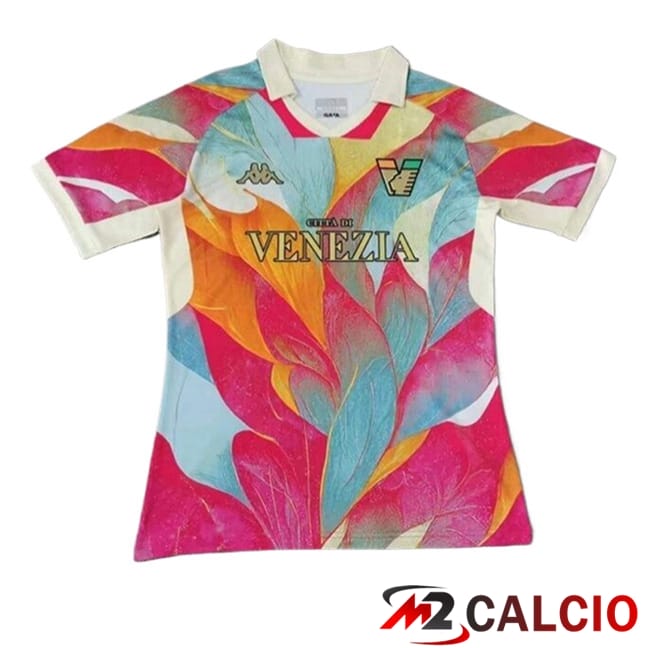 Maglie Calcio Personalizzate,Tute Calcio Squadre,Maglia Nazionale Italiana Calcio | Maglie Calcio Venezia FC Edizione Speciale Rosa 2024/2025