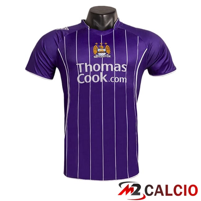 Maglie Calcio Personalizzate,Tute Calcio Squadre,Maglia Nazionale Italiana Calcio | Maglie Calcio Manchester City Retro Seconda 2007/2008