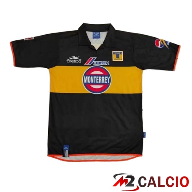 Maglie Calcio Personalizzate,Tute Calcio Squadre,Maglia Nazionale Italiana Calcio | Maglie Calcio Tigres UANL Retro Seconda 2003/2004