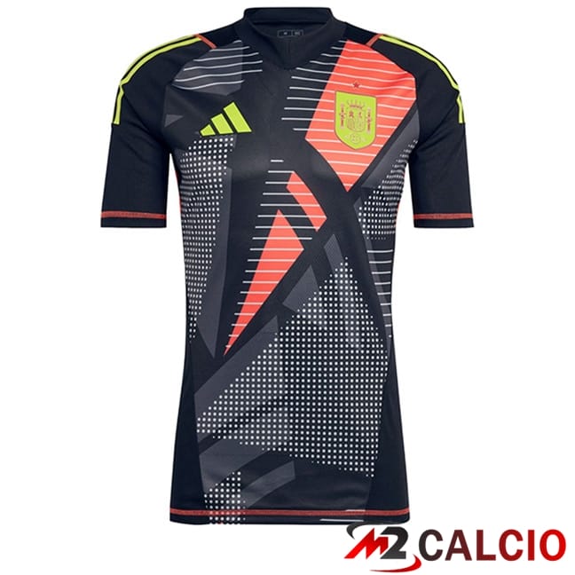 Maglie Calcio Personalizzate,Tute Calcio Squadre,Maglia Nazionale Italiana Calcio | Maglie Calcio Spagna Seconda Portiere UEFA Euro 2024