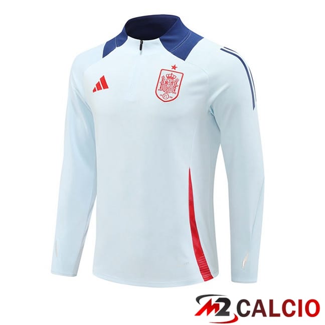Maglie Calcio Personalizzate,Tute Calcio Squadre,Maglia Nazionale Italiana Calcio | Felpa Allenamento Spagna Grigio 2024/2025