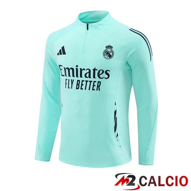 Maglie Calcio Personalizzate,Tute Calcio Squadre,Maglia Nazionale Italiana Calcio | Felpa Allenamento Real Madrid Verde 2024/2025