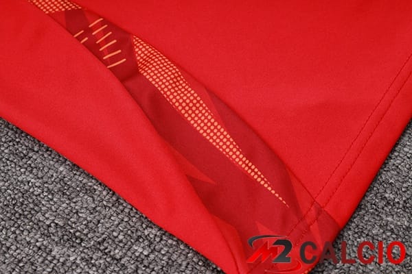 Insieme Tuta Calcio Spagna Rosso Blu 2024/2025