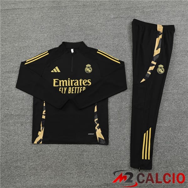 Insieme Tuta Calcio Real Madrid Nero 2024/2025
