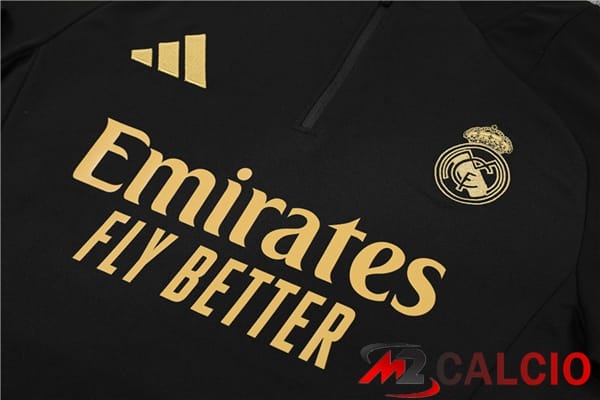 Insieme Tuta Calcio Real Madrid Nero 2024/2025