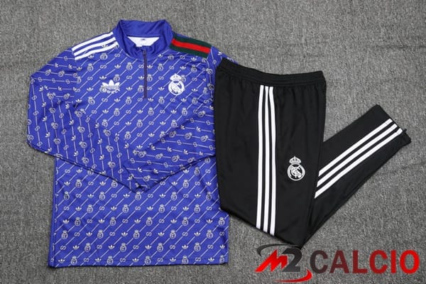 Insieme Tuta Calcio Real Madrid Blu 2024/2025