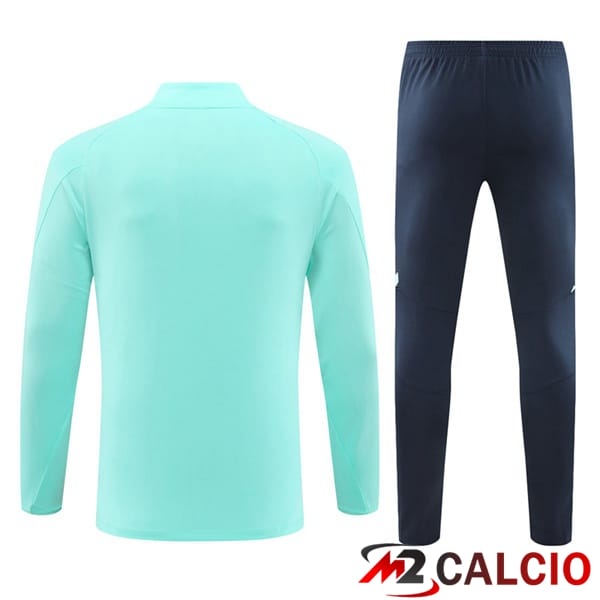 Insieme Tuta Calcio Real Madrid Verde 2024/2025