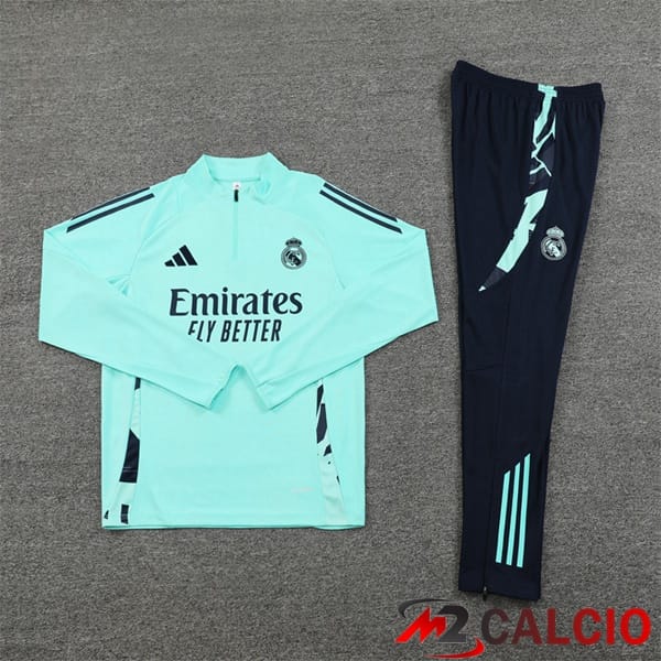 Insieme Tuta Calcio Real Madrid Verde 2024/2025