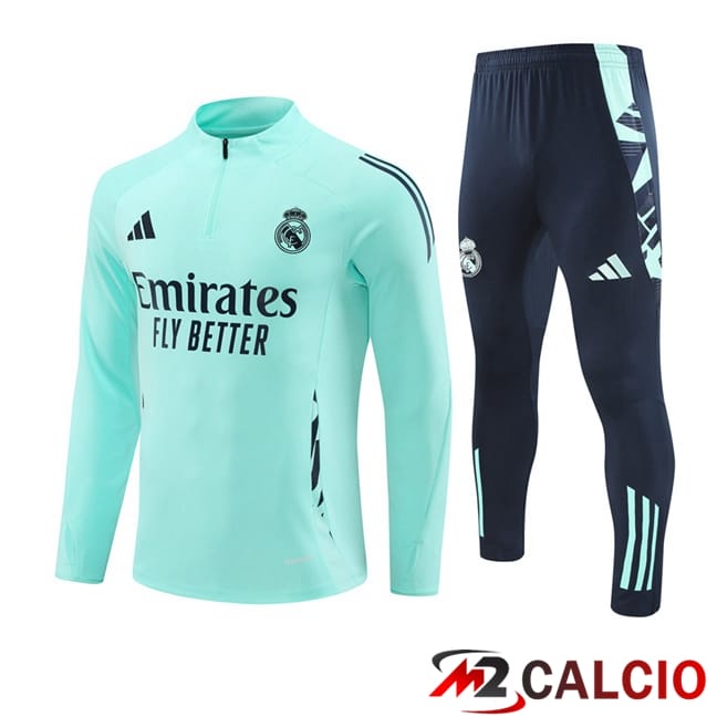 Insieme Tuta Calcio Real Madrid Verde 2024/2025
