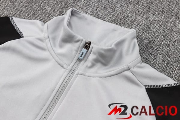 Insieme Tuta Calcio - Giacca Flamengo Grigio 2024/2025