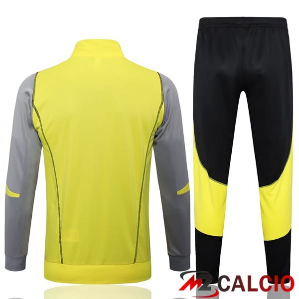 Insieme Tuta Calcio - Giacca Flamengo Giallo 2024/2025