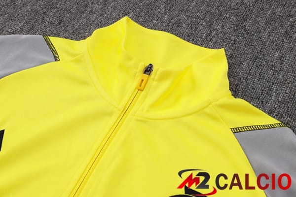 Insieme Tuta Calcio - Giacca Flamengo Giallo 2024/2025
