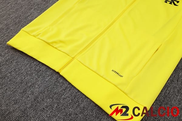 Insieme Tuta Calcio - Giacca Flamengo Giallo 2024/2025