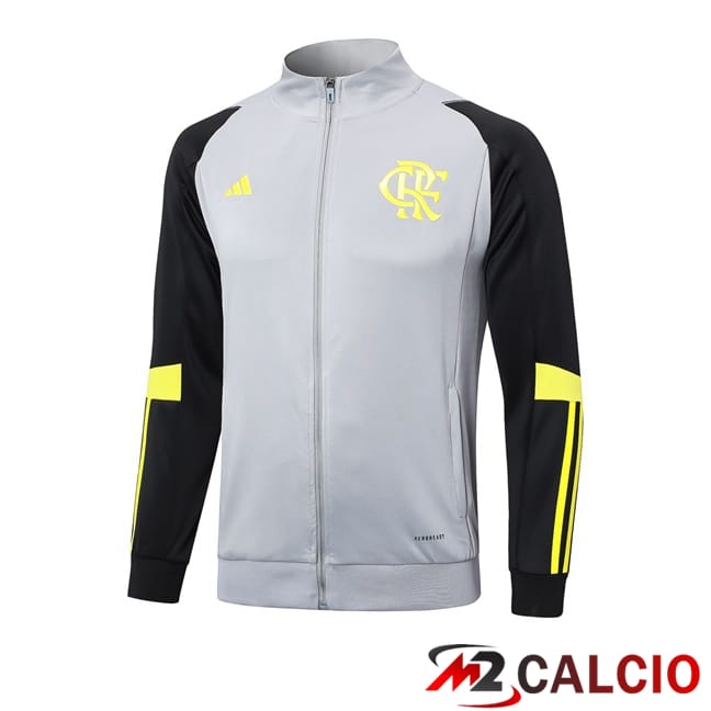 Maglie Calcio Personalizzate,Tute Calcio Squadre,Maglia Nazionale Italiana Calcio | Giacca Calcio Flamengo Grigio 2024/2025