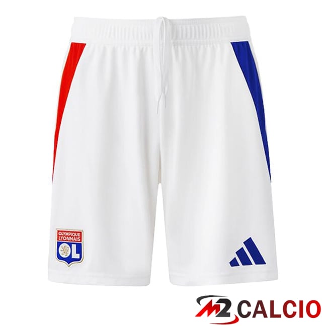 Maglie Calcio Personalizzate,Tute Calcio Squadre,Maglia Nazionale Italiana Calcio | Pantaloncini Calcio Lione OL Prima Bianco 2024/2025