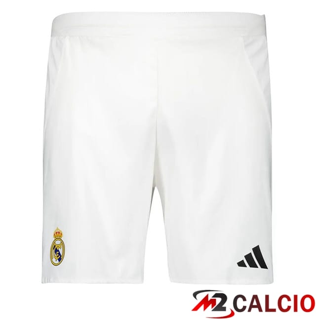 Maglie Calcio Personalizzate,Tute Calcio Squadre,Maglia Nazionale Italiana Calcio | Pantaloncini Calcio Real Madrid Prima Bianco 2024/2025