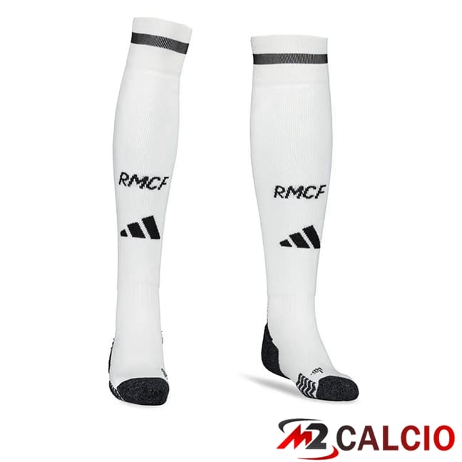 Maglie Calcio Personalizzate,Tute Calcio Squadre,Maglia Nazionale Italiana Calcio | Calzini Calcio Real Madrid Prima Bianco 2024/2025