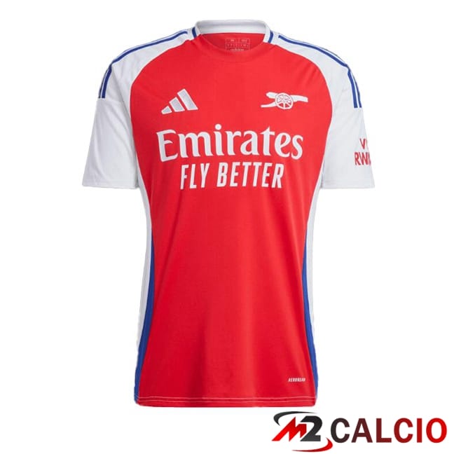Maglie Calcio Personalizzate,Tute Calcio Squadre,Maglia Nazionale Italiana Calcio | Maglie Calcio Arsenal Prima Rosso Bianco 2024/2025