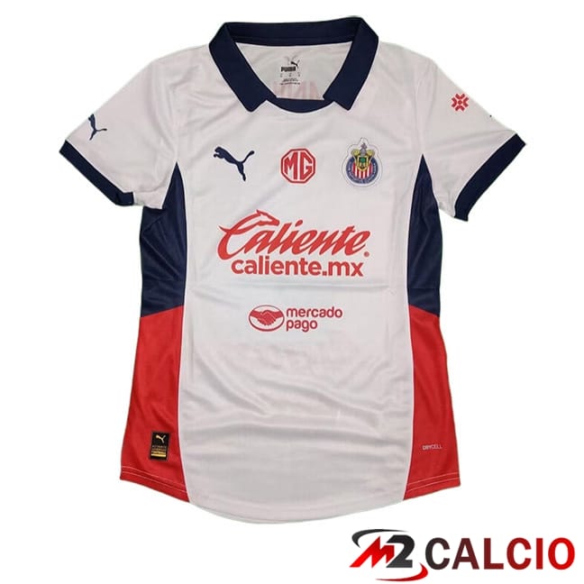 Maglie Calcio Personalizzate,Tute Calcio Squadre,Maglia Nazionale Italiana Calcio | Maglie Calcio CD Guadalajara Donna Seconda 2024/2025