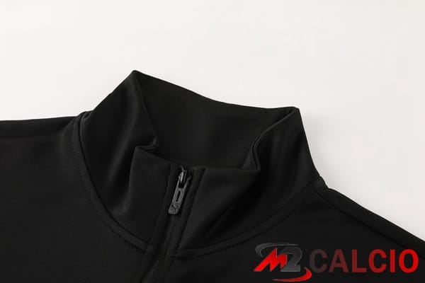 Insieme Tuta Calcio - Giacca Dortmund BVB Nero Grigio 2024/2025