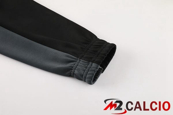 Insieme Tuta Calcio - Giacca Dortmund BVB Nero Grigio 2024/2025