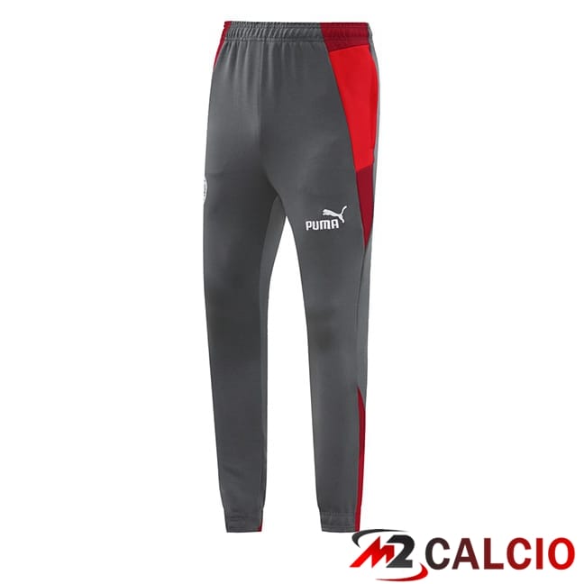 Maglie Calcio Personalizzate,Tute Calcio Squadre,Maglia Nazionale Italiana Calcio | Pantaloni Da Allenamento AC Milan Grigio 2024/2025
