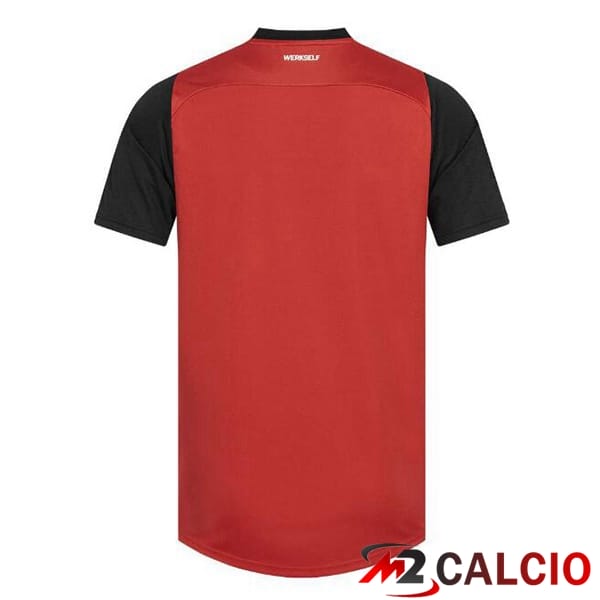 Maglie Calcio Bayer 04 Leverkusen Prima Nero Rosso 2024/2025