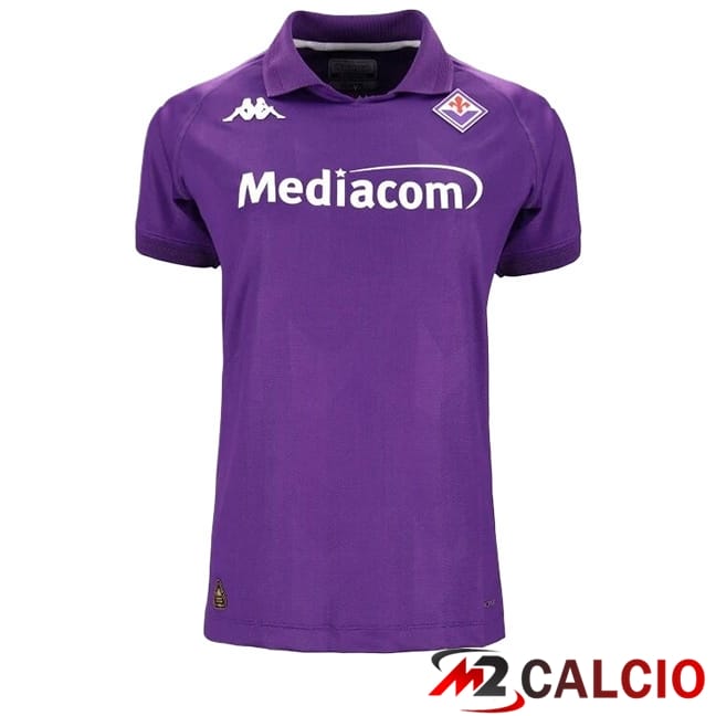 Maglie Calcio Personalizzate,Tute Calcio Squadre,Maglia Nazionale Italiana Calcio | Maglie Calcio ACF Fiorentina Donna Prima 2024/2025