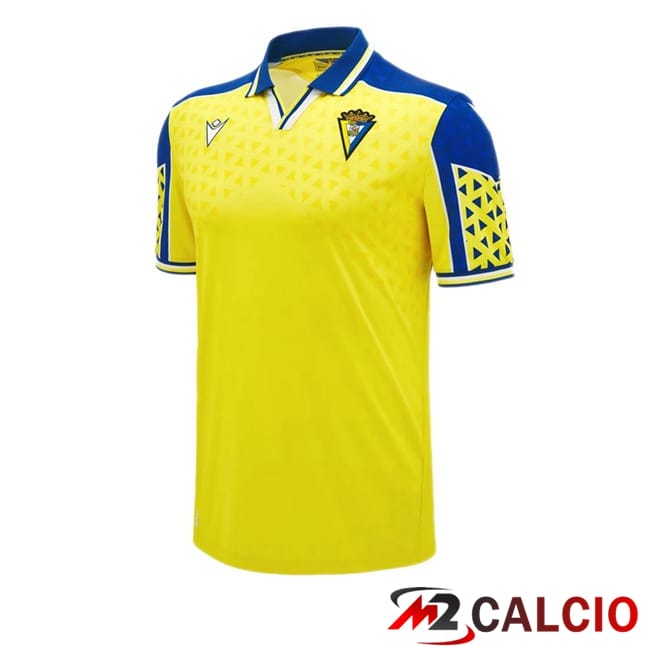 Maglie Calcio Personalizzate,Tute Calcio Squadre,Maglia Nazionale Italiana Calcio | Maglie Calcio Cadiz CF Prima Giallo 2024/2025