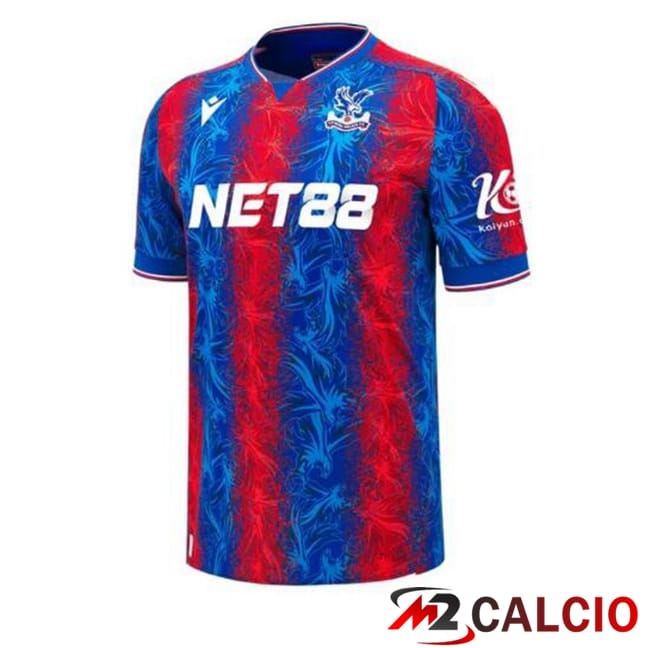 Maglie Calcio Personalizzate,Tute Calcio Squadre,Maglia Nazionale Italiana Calcio | Maglie Calcio Crystal Palace Prima Rosso Blu 2024/2025