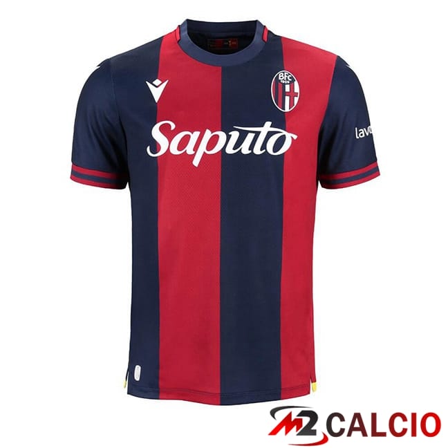 Maglie Calcio Personalizzate,Tute Calcio Squadre,Maglia Nazionale Italiana Calcio | Maglie Calcio Bologna Prima Blu Rosso 2024/2025