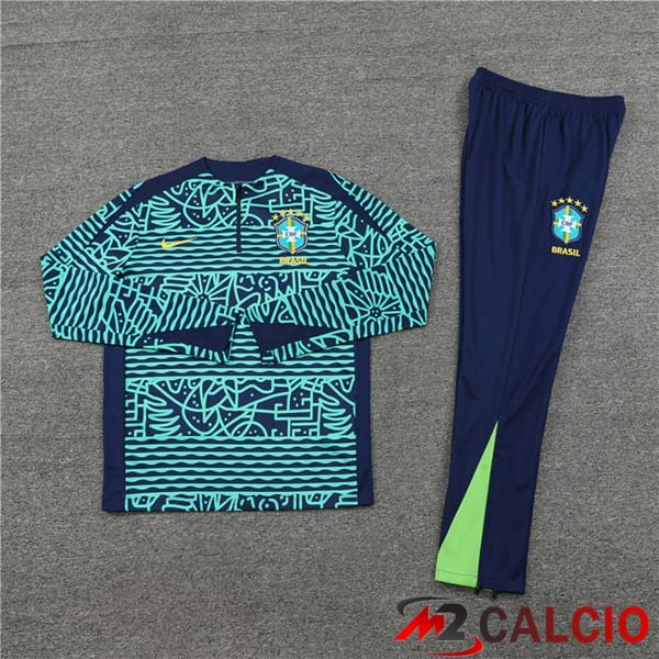 Insieme Tuta Calcio Brasile Verde 2024/2025