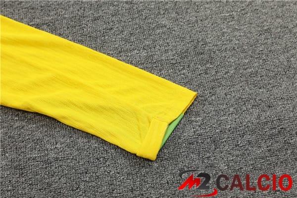 Insieme Tuta Calcio Brasile Giallo 2024/2025