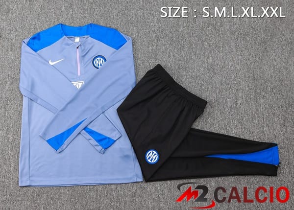 Insieme Tuta Calcio Inter Milan Blu 2024/2025