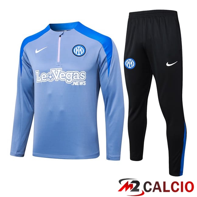 Maglie Calcio Personalizzate,Tute Calcio Squadre,Maglia Nazionale Italiana Calcio | Insieme Tuta Calcio Inter Milan Blu 2024/2025