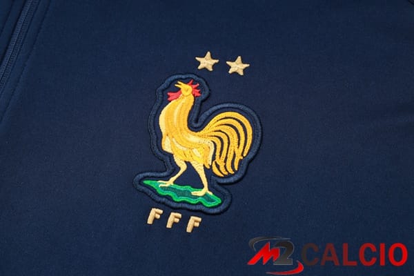 Insieme Tuta Calcio - Giacca Francia Blu Reale 2024/2025