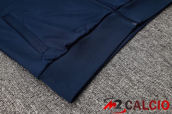 Insieme Tuta Calcio - Giacca Francia Blu Reale 2024/2025