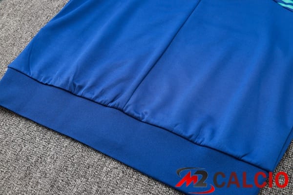Insieme Tuta Calcio - Giacca Brasile Blu 2024/2025