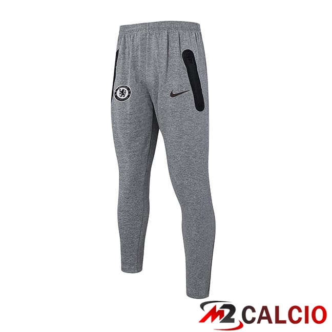 Maglie Calcio Personalizzate,Tute Calcio Squadre,Maglia Nazionale Italiana Calcio | Pantaloni Da Allenamento FC Chelsea Grigio 2024/2025