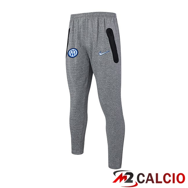 Maglie Calcio Personalizzate,Tute Calcio Squadre,Maglia Nazionale Italiana Calcio | Pantaloni Da Allenamento Inter Milan Grigio 2024/2025