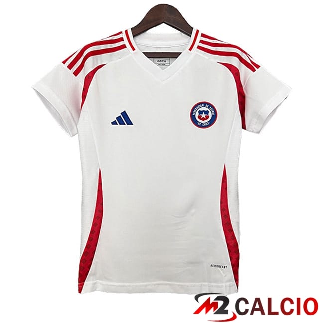 Maglie Calcio Personalizzate,Tute Calcio Squadre,Maglia Nazionale Italiana Calcio | Maglie Calcio Chile Donna Seconda 2024/2025