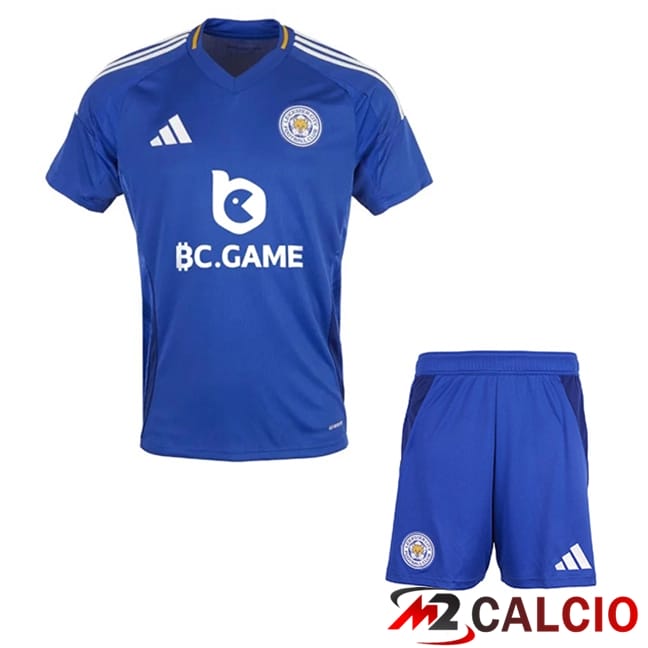 Maglie Calcio Personalizzate,Tute Calcio Squadre,Maglia Nazionale Italiana Calcio | Maglie Calcio Leicester City Bambino Prima 2024/2025