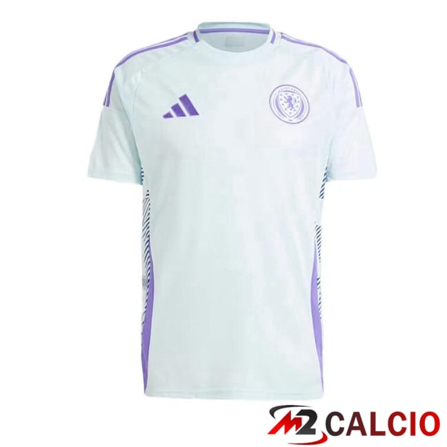 Maglie Calcio Personalizzate,Tute Calcio Squadre,Maglia Nazionale Italiana Calcio | Maglia Nazionale Scozia Seconda Blu UEFA Euro 2024