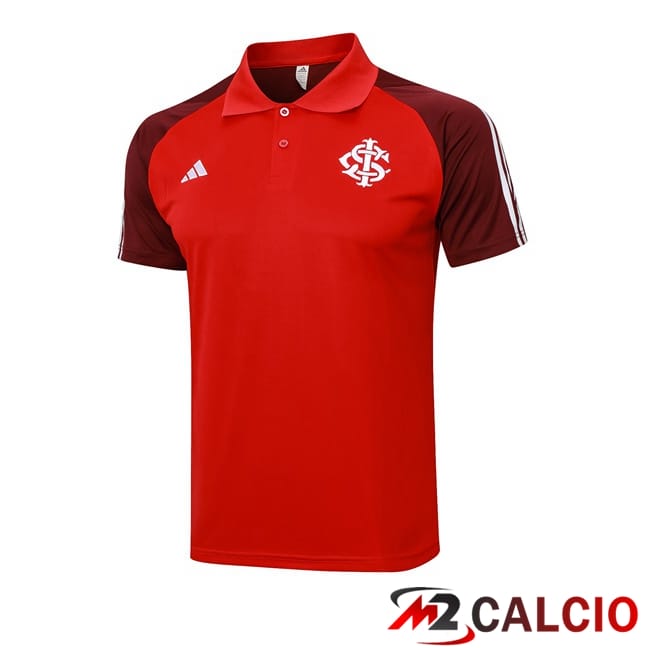 Maglie Calcio Personalizzate,Tute Calcio Squadre,Maglia Nazionale Italiana Calcio | Maglia Polo SC Internazionale Rosso 2024/2025