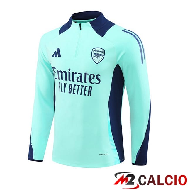 Felpa Allenamento Arsenal Verde 2024/2025
