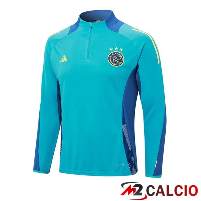 Maglie Calcio Personalizzate,Tute Calcio Squadre,Maglia Nazionale Italiana Calcio | Felpa Allenamento AFC Ajax Blu 2024/2025